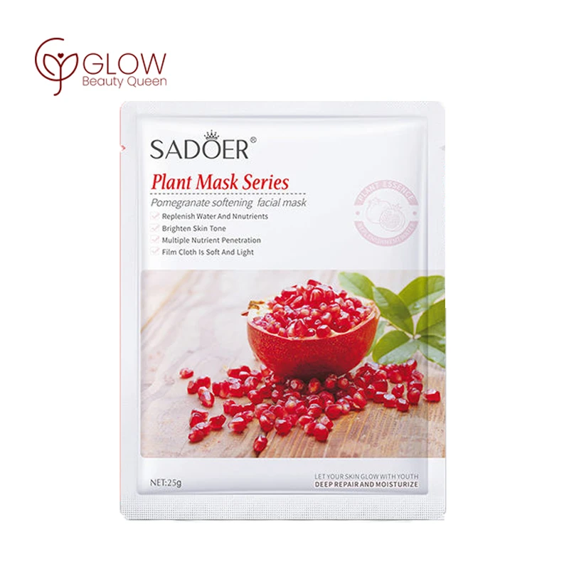 SADOER Pomegranate Softening Mask (25g) – ডালিমের অ্যান্টি-অক্সিডেন্টে পান সতেজ, উজ্জ্বল ও প্রাণবন্ত ত্বক